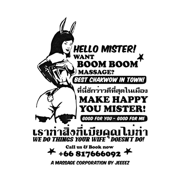 HOODIE BANGKOK MASSAGE HAPPY MISTER