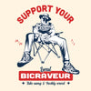 T-SHIRT SUPPORT YOUR LOCAL BICRAVEUR by JEEEEZ
